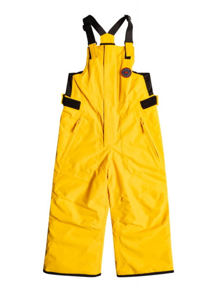 Желтые детские сноубордические штаны boogie 2-7
