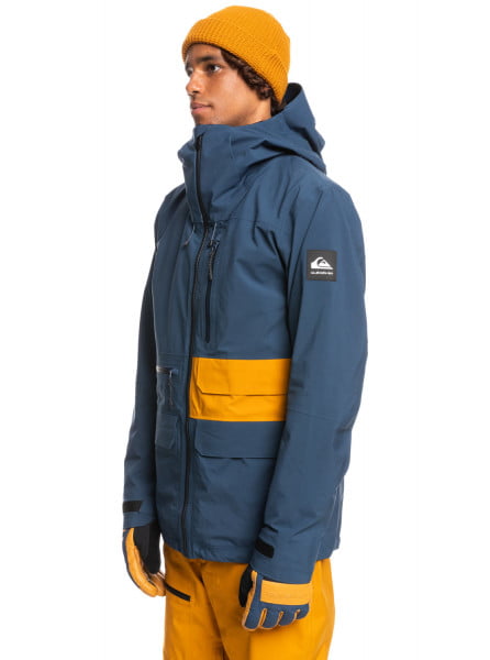 Муж./Сноуборд/Одежда для сноуборда/Сноубордические куртки Сноубордическая куртка QUIKSILVER Black Alder