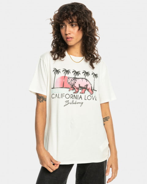 Сиреневый футболка (фуфайка) california love  tees scs