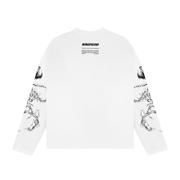  Nikifilini Longsleeve / Progenitor White