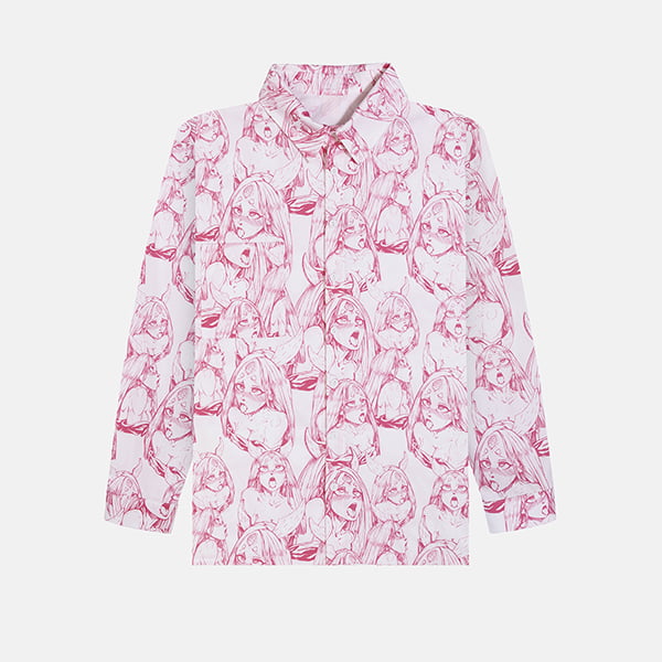 Рубашка с длинным рукавом Nikifilini Shirt Unisex / Kaguya Pink Multicolour