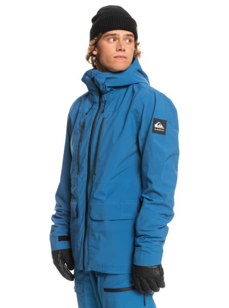 Синий сноубордическая куртка s carlson quest m snjt bpcw