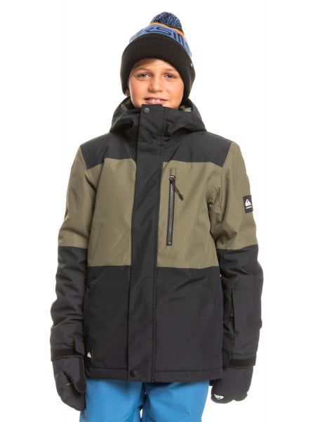 Светло-коричневый сноубордическая куртка mission block b snjt kvj0