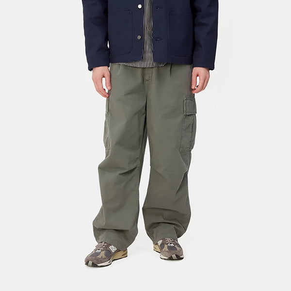  CARHARTT WIP Cole Cargo Pant SMOKE GREEN (GARMENT DYED)