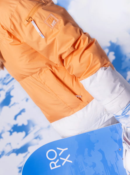 Персиковый сноубордическая куртка chloe kim puffy  snjt ngz0