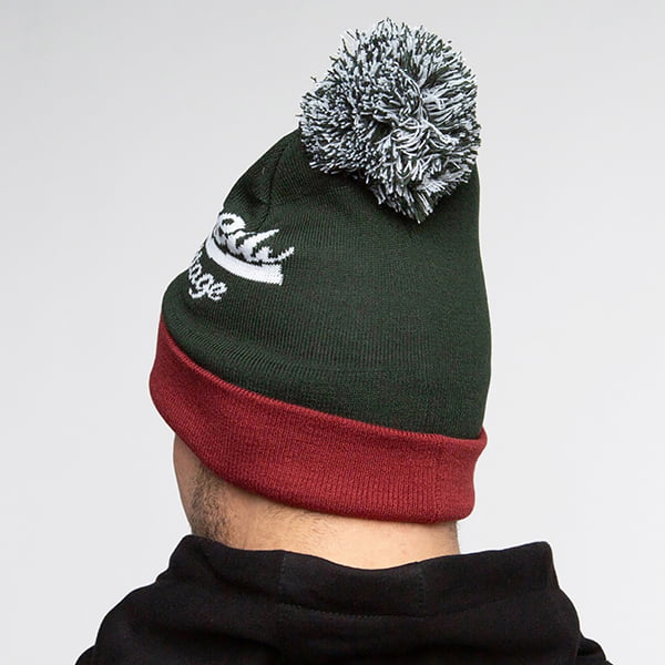   Logo Pumpon/  Bordeaux/Green