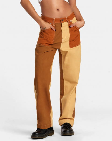 Оранжевые брюки shuffle  ndpt mul