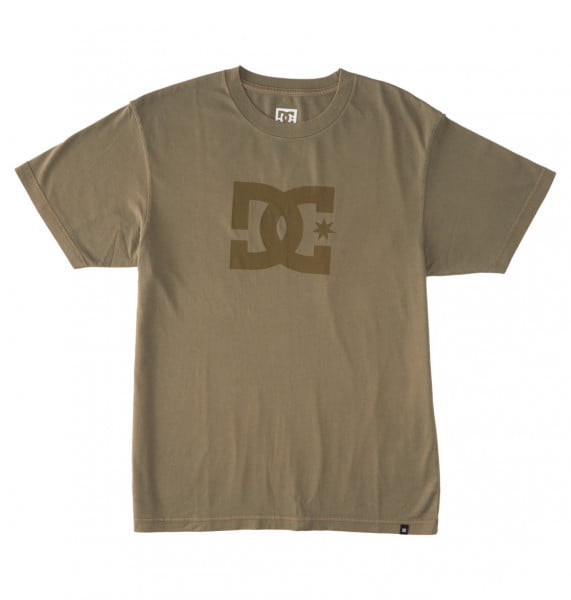 Светло-коричневый футболка (фуфайка) dcstar pigment  tees kqew