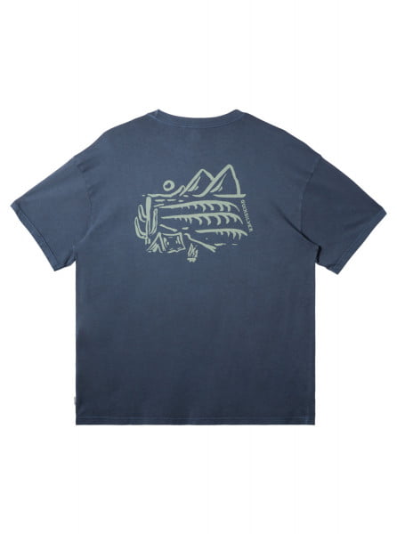 Темно-голубой футболка (фуфайка) silverlining  tees krd0