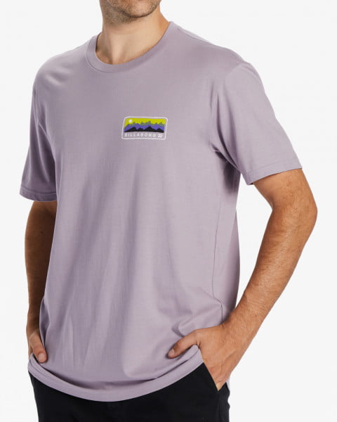 Фиолетовый футболка (фуфайка) range  tees skw0