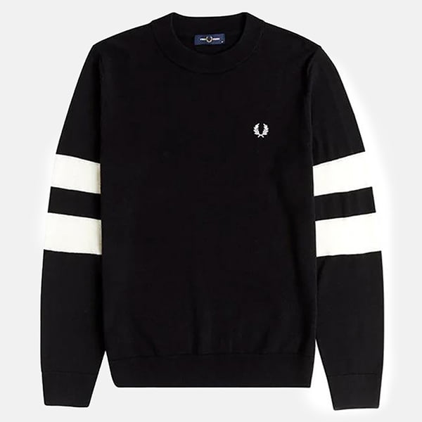 Свитшот Fred Perry Tipped Sleeve Jumper