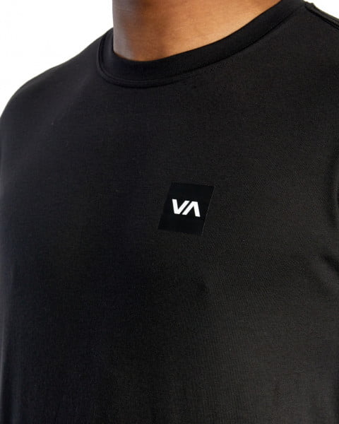 Черный футболка (фуфайка) rvca2x  tees blk