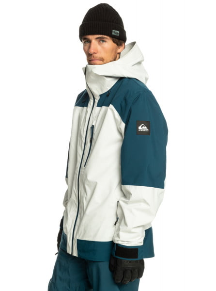 Белый куртка сноубордическая ultralight  snjt szt0