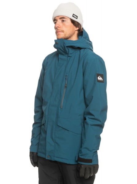 Коричневый сноубордическая куртка mission solid