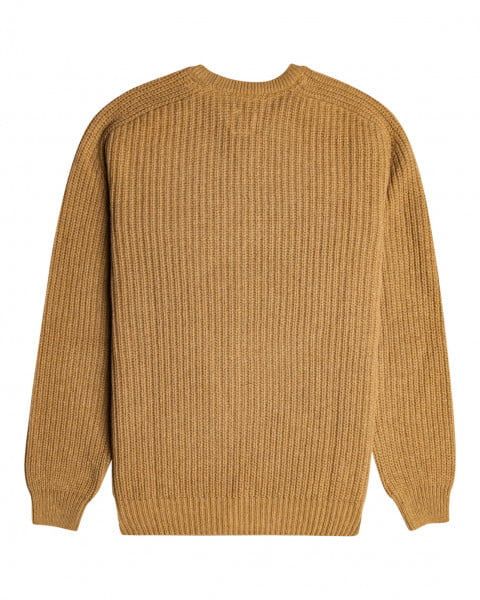 Персиковый джемпер harbour rib sweater (grv)