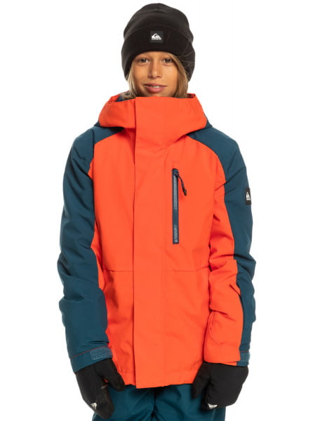 Коричневый куртка сноубордическая mission block  snjt nnk0