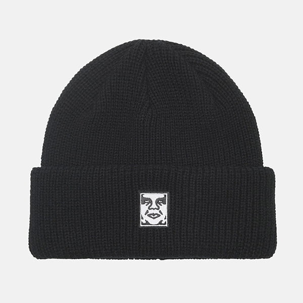 Шапка Obey MID ICON PATCH CUFF BEANIE BLACK