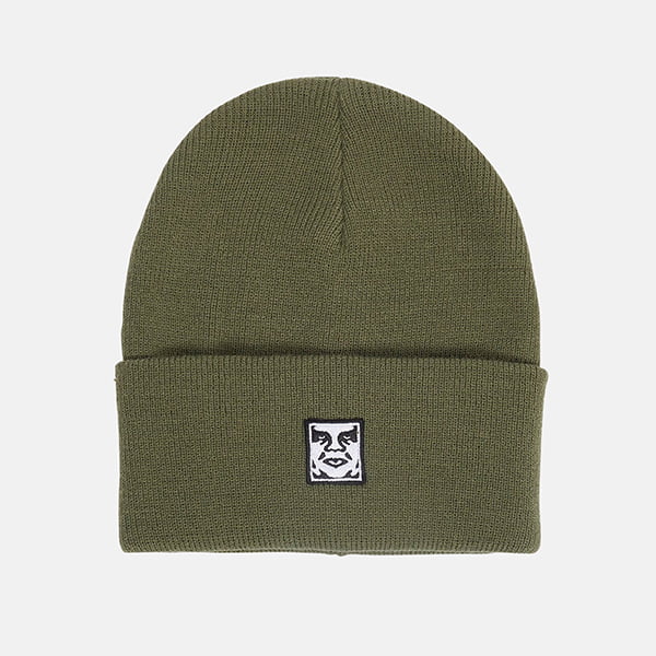 Шапка Obey ICON PATCH CUFF BEANIE ARMY