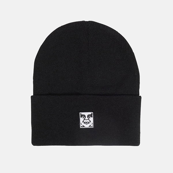 Шапка Obey ICON PATCH CUFF BEANIE BLACK