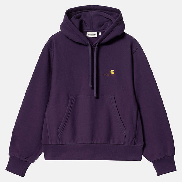  Carhartt Wip Hooded American Script Sweatshirt CASSIS