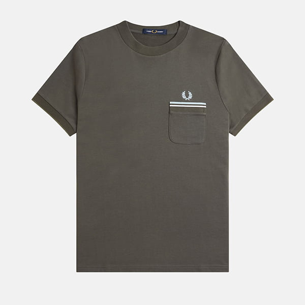 Футболка FRED PERRY LOOPBACK JERSEY POCKET T-SHIRT