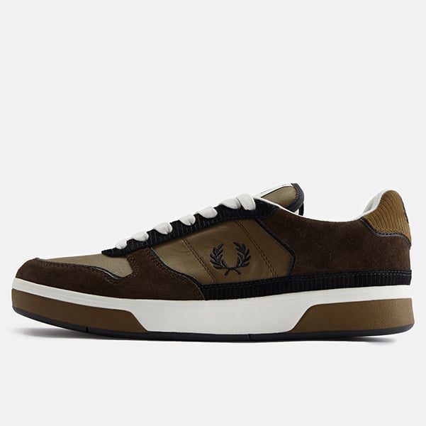  Fred Perry B300 CORD EMBOSS SUEDE/LEATHER