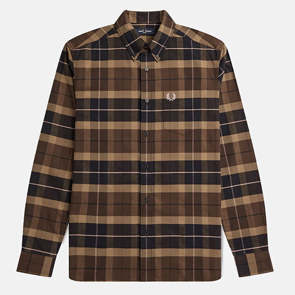Рубашка Fred Perry BRUSHED TARTAN SHIRT