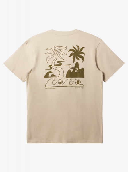 Золотой мужская футболка tropical breeze