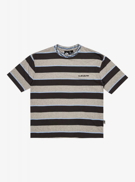 Темно-серый детская футболка stripe (8-16 лет)