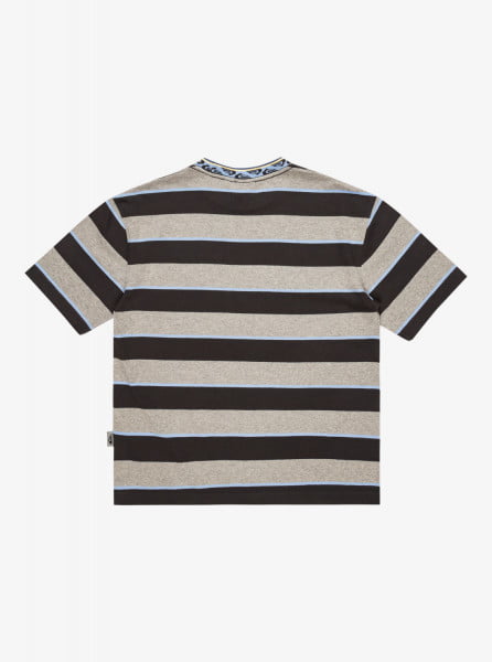 Светло-голубой детская футболка stripe (8-16 лет)