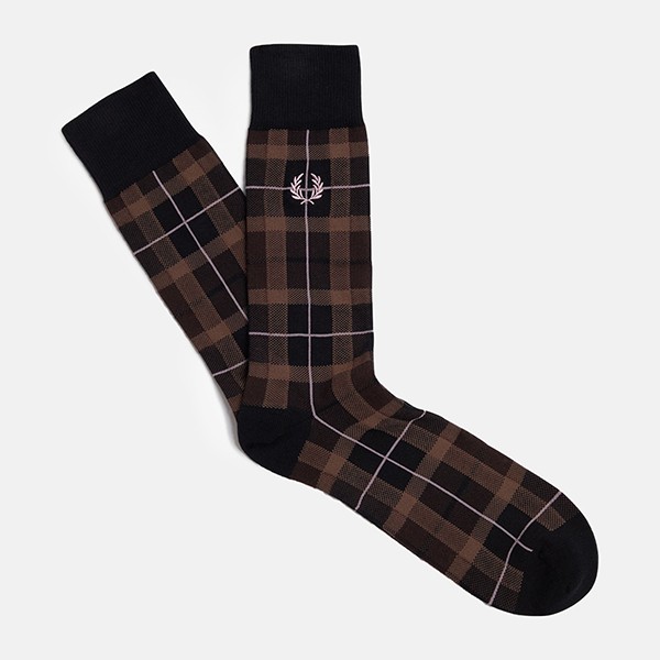  FRED PERRY TARTAN SOCKS