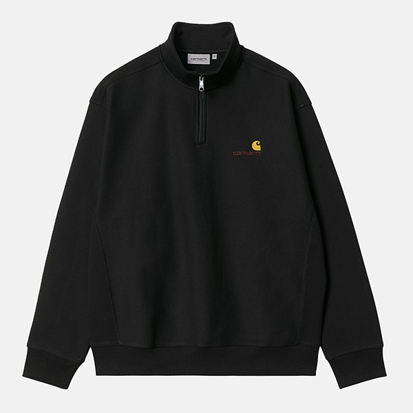  CARHARTT WIP Half Zip American Script Sweatshirt