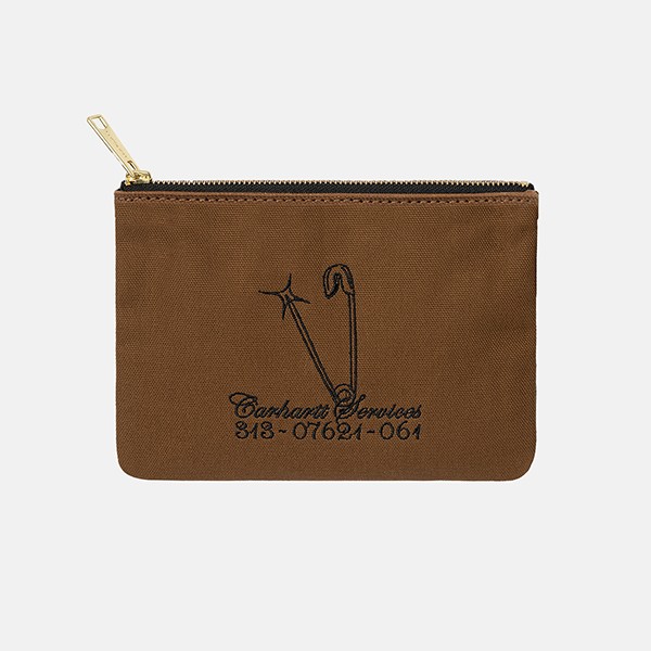  CARHARTT WIP Canvas Graphic Zip Wallet