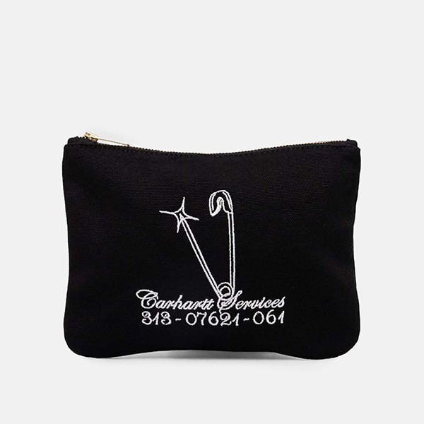  CARHARTT WIP Canvas Graphic Zip Wallet