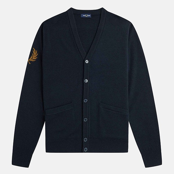  FRED PERRY LAUREL WREATH CARDIGAN