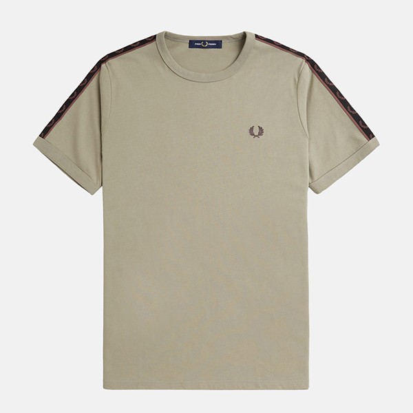  Fred Perry CONTRAST TAPE RINGER T-SHIRT