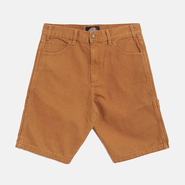  Dickies DUCK CARPENTER SHORT STONE WASHED BROWN DUCK