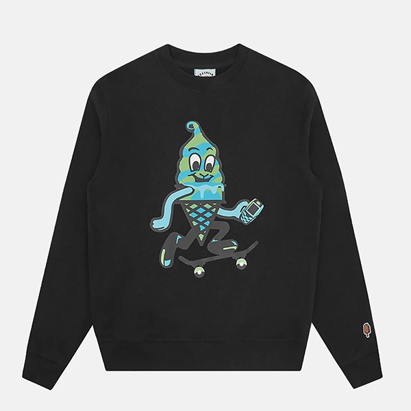  ICECREAM TEAM EU SKATE CONE CREWNECK