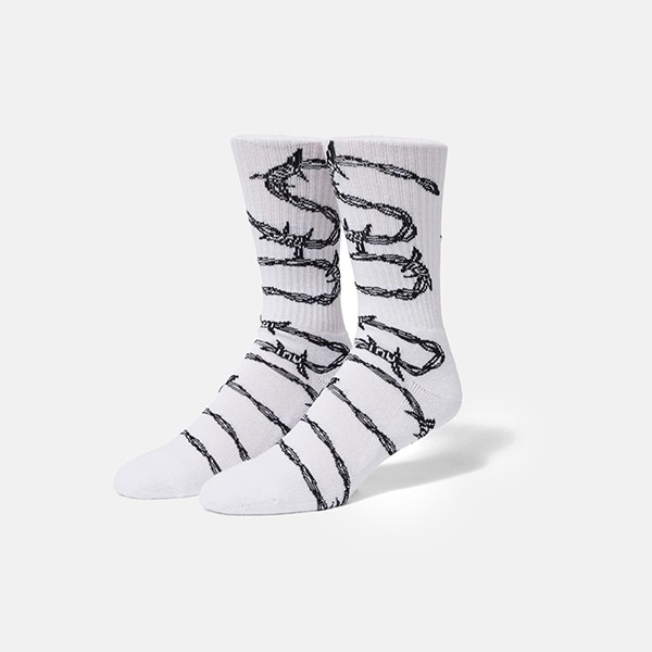  HUF BARBED WIRE CREW SOCK