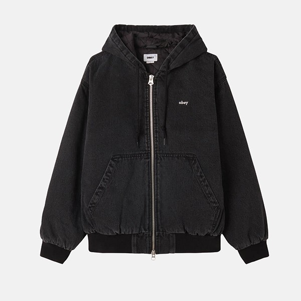  OBEY WILTERN ZIP UP HOOD