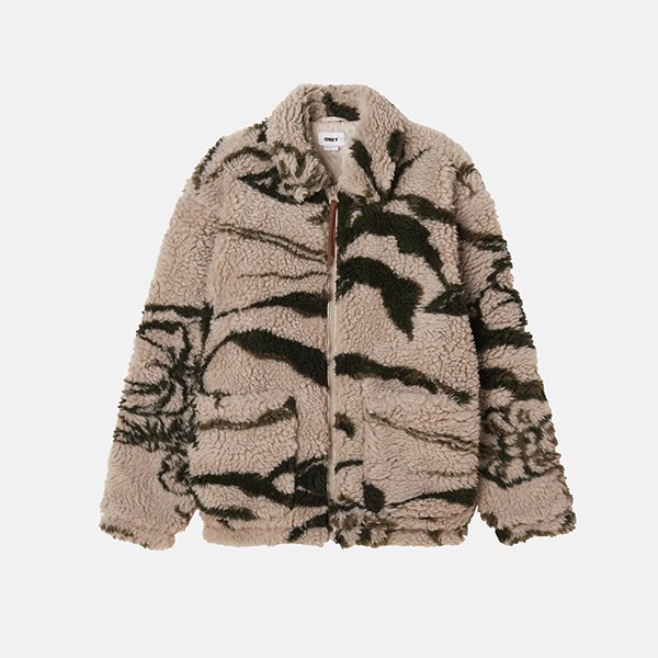  OBEY MUSHROOM SHERPA JACKET