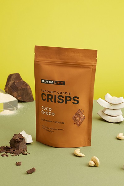R.A.W.LIFE Crisps "Кокос - Шоколад" R.A.W.LIFE Crisps "Кокос - Шоколад"