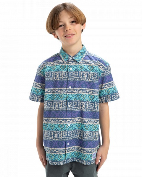GLOBAL HEAT SS YOUTH NAVY BLUE