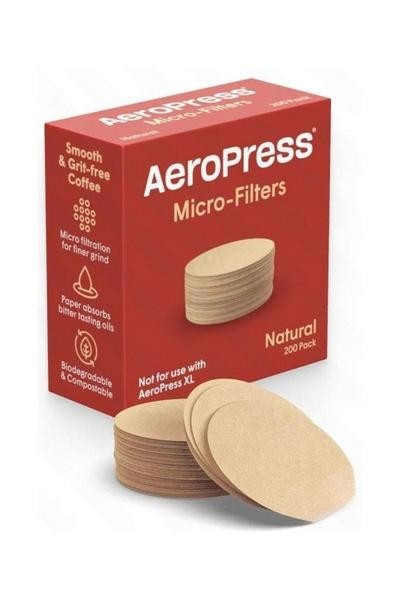 Фильтры Aeropress Natural, неотбеленные (200 шт.) Фильтры Aeropress Natural, неотбеленные (200 шт.)