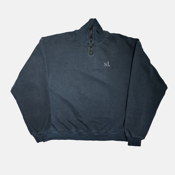  STUFF LAB. HALF ZIP BASE GARMENT HOOD