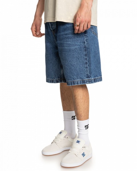 ./  // WORKER BAGGY DENIM SHORT