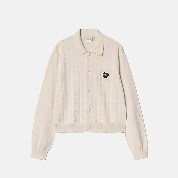  CARHARTT WIP Drewe Heart Stripe Cardigan