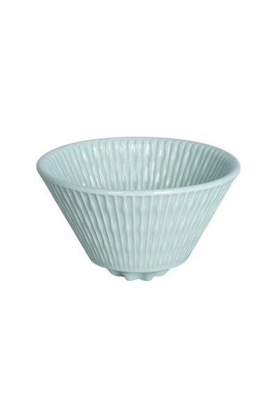 Воронка для заваривания кофе Loveramics Flatbed Coffee Dripper 01 (Celadon Blue), светло - голубая Воронка для заваривания кофе Loveramics Flatbed Coffee Dripper 01 (Celadon Blue), светло - голубая