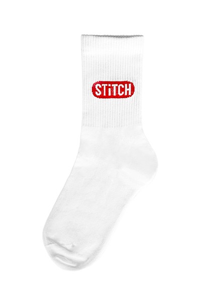 ����� STiTCH Socks Basic + Oval Red