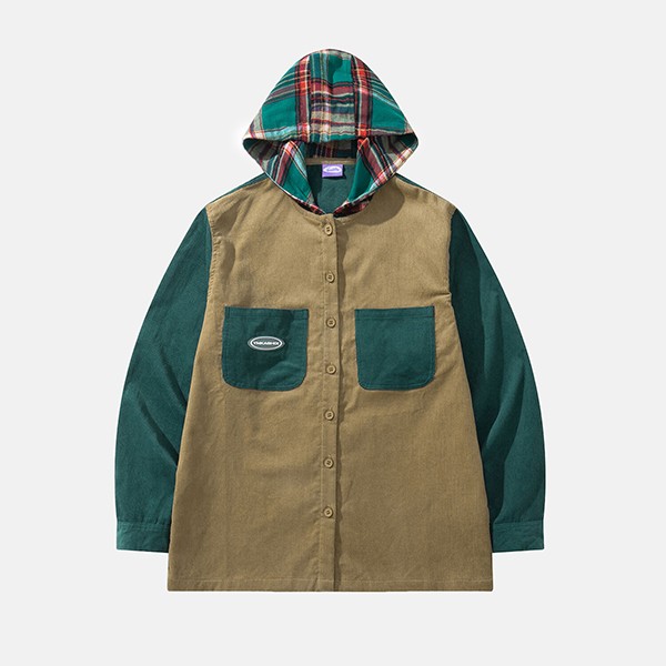  YMKASHIX Velvet Button Det